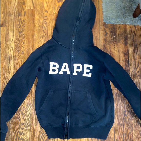 Full zip up bape hoodie - Picture 1 of 6